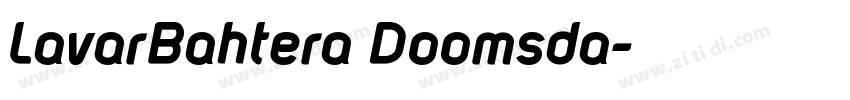 LavarBahtera Doomsda字体转换